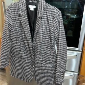 Liz Claiborne - black and brown blazer, size 16